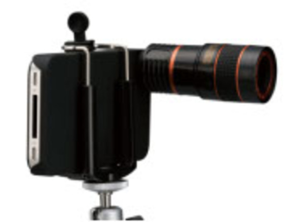 iPhone 4S/4向け撮影補助レンズキット--魚眼や接写／広角、望遠が可能に