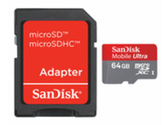 サンディスク、64Gバイトの高速microSDXCカードを2月下旬に出荷--2万円前後で