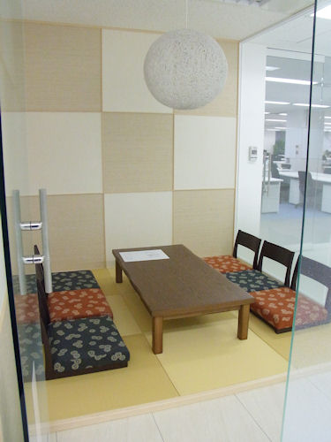 　和室の会議室も用意されている。