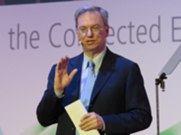 グーグル会長、インターネットの恩恵と検閲を語る--Mobile World Congress講演