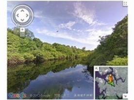Google マップ ストリートビューでアマゾン川を探検