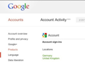 グーグル、「Account Activity」を発表--「Google Account」利用状況を報告