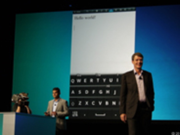 RIM、「BlackBerry 10」を開発者らに披露--新しい仮想キーボードを搭載