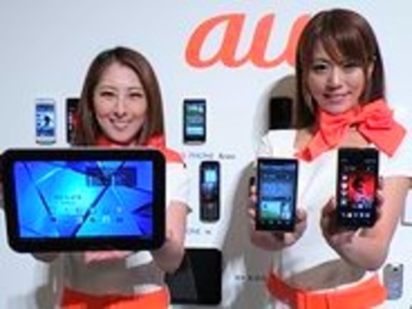 スマホはすべて Android 4 0 Au夏モデル10機種が発表 Cnet Japan