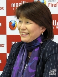Mozilla Japanの代表理事である瀧田佐登子氏
