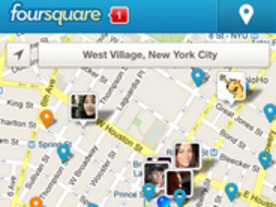 foursquare、モバイル版アプリをアップデート--洗練されたUIに刷新