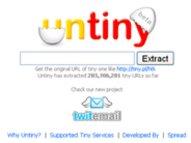 ［ウェブサービスレビュー］短縮URLを復元表示できる「Untiny」--多彩なサービスに対応