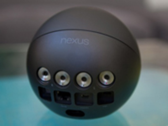 写真で見るストリーミングメディアプレーヤー「Nexus Q」
