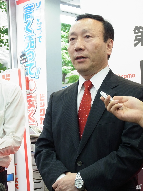 NTTドコモ代表取締役社長の加藤薫氏