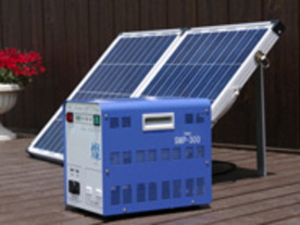 家庭用ソーラー蓄電システム「燦」登場--折りたたみ式ソーラーパネルを採用
