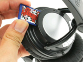 エバーグリーン、ケーブルレスで楽しめるヘッドホン一体型MP3プレーヤー
