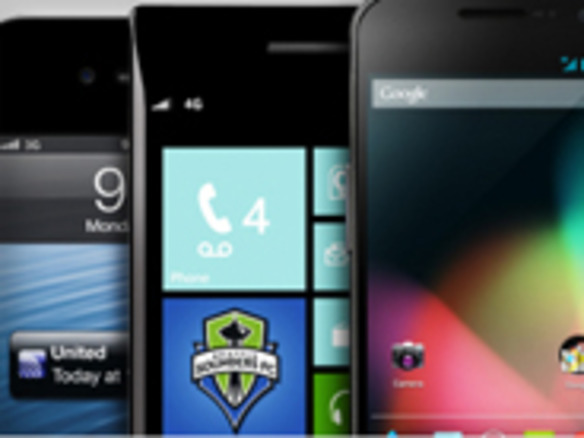 携帯電話の新規購入者、米国では3人に2人がスマートフォンを選択--ニールセン調査