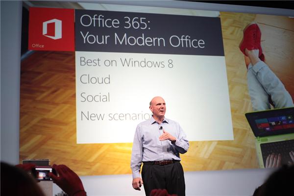 Microsoftの最高経営責任者（CEO）Steve Ballmer氏