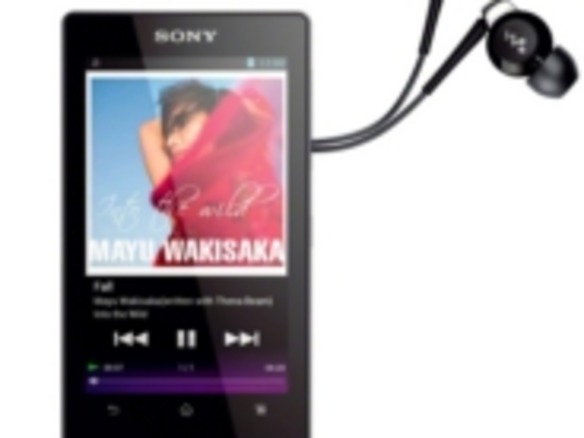 ソニー、「Android」搭載「Walkman F800」シリーズを発表