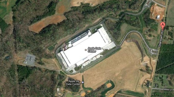 ノースカロライナ州メイデンにある巨大データセンターの横に戦術的なデータセンターが新しく建設中であるという。