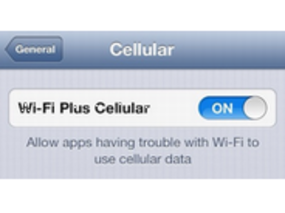 「iOS 6」、Wi-Fiからモバイルデータ通信への自動切り替え機能を追加か