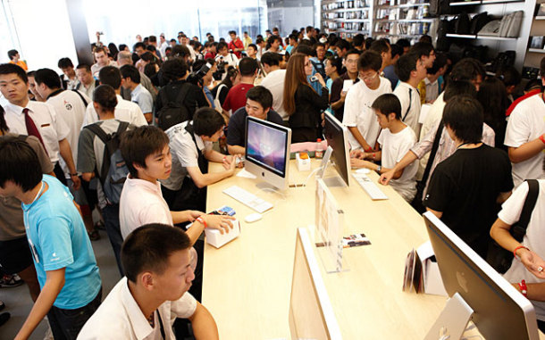 中国の北京にあるApple Store