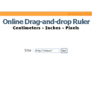 Online Drag-and-drop Ruler