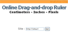 ［ウェブサービスレビュー］ウェブのサイズをすぐ計れるオンライン定規--「Online Drag-and-drop Ruler」