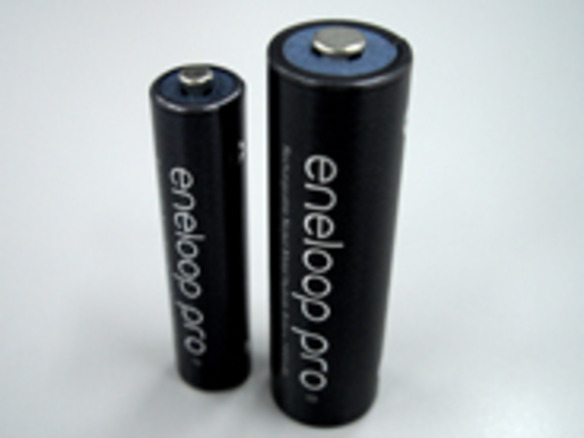 eneloop proが電池容量を約28％アップ--高容量化で長時間使用