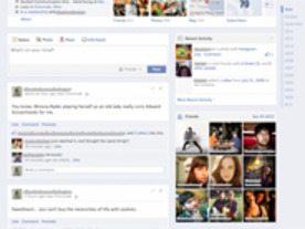 Facebook、「Timeline」レイアウト簡素化のテストを一部で実施