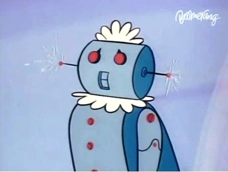 　Hanna-Barberaのアニメ「宇宙家族ジェットソン」は、「原始家族フリントストーン」の未来版で、「ロージー」（英語表記はRosieまたはRosey）という自律式ロボット家政婦が登場する。ロージーはジェットソン家の人々が散らかした後をいつも片付けていて、時折不具合を起こす。2006年に放映された、AT&Tのコンピュータ音声を使ったコマーシャルにもロージーが登場した。