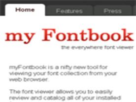 ［ウェブサービスレビュー］自分のPC内にあるフォントをオンラインで管理できる「myFontbook」