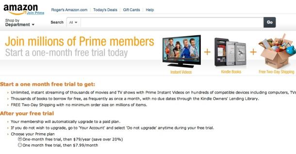 Amazon Primeの新プラン
