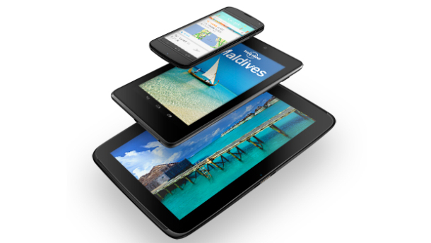 Googleの「Nexus 4」Nexus 7、Nexus 10