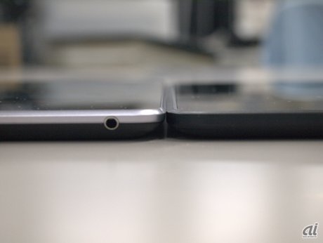 Nexus7とKindle Fire HDの厚みを比較