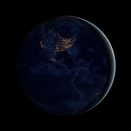 　最後に、NASAの衛星「Suomi NPP」が撮影した夜の地球の様子を紹介した「宇宙から見た夜の地球--NASAが撮影した都市の光」