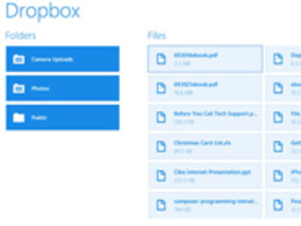 Dropbox、「Windows 8」向けアプリを公開