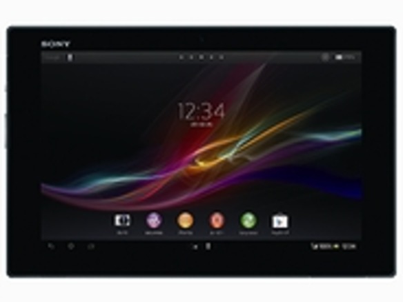 フラットボディの軽量タブレット「Xperia Tablet Z」--今春に日本発売
