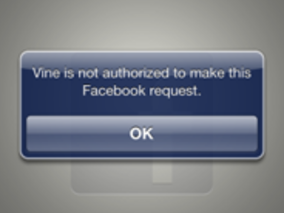 Facebook、Twitterの動画共有アプリ「Vine」からのアクセスを遮断