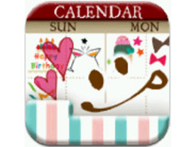 スタンプをぺたぺた押す感覚で予定を管理--iOSアプリ「ペタットカレンダー」