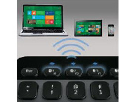 WindowsやAndroid、iOSに対応--ロジクール、3台まで接続できるワイヤレスキーボード