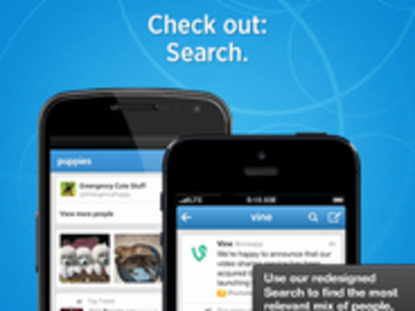 Twitter、モバイルアプリをアップデート--検索機能や表示を改良
