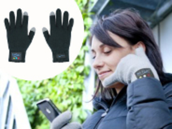 指がスマホの受話器になる手袋「hi call」発売--iPhone 5などに対応