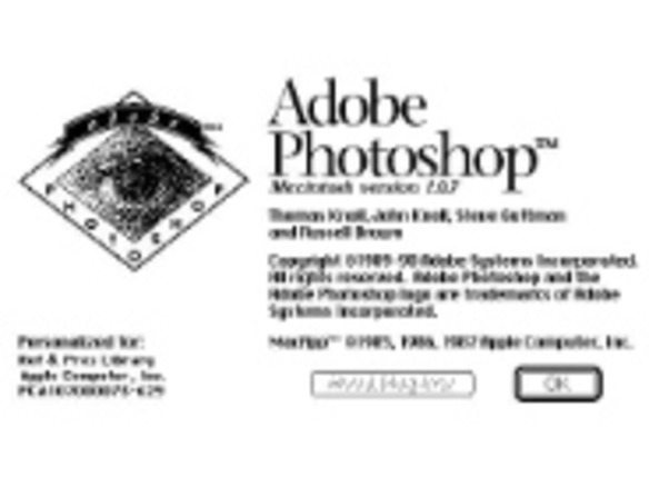 「Photoshop 1.0」のソースコード、コンピュータ歴史博物館で公開
