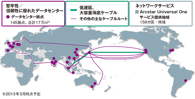 図4　クラウドを支える世界規模のデータセンター・ネットワーク