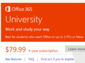 MS、「Office 365 University」3カ月無料トライアルを米国で提供開始