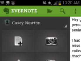 Evernote、「Android」版アプリをアップデート--新しい写真機能やショートカットを搭載