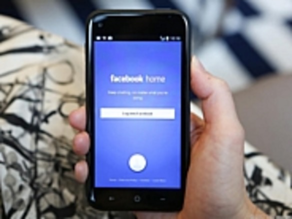 Android ホーム画面をfacebookで置き換える Facebook Home 使用感など第一印象 Cnet Japan