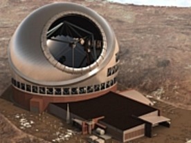 世界最大の光学望遠鏡「TMT」--これが完成予想図だ