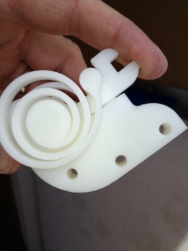 　3D印刷されたLiberator用の部品。Liberatorは世界初の3D印刷による拳銃だ。