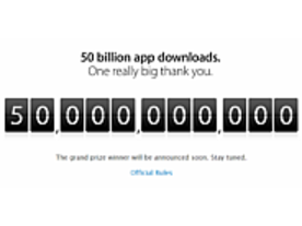 「App Store」のアプリダウンロード数が500億を突破