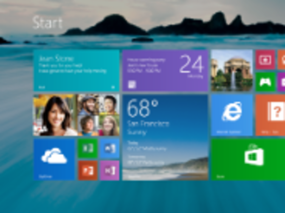 MS、「Windows 8.1」の一部詳細を発表--「Start tip」ボタン追加など