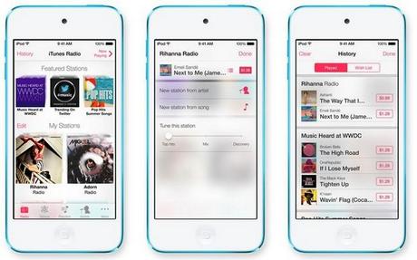 　インターネット音楽サービス「iTunes Radio」は、ながらくうわさされていたが、正式にiOS 7の一部となった。