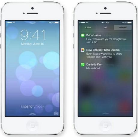 　iOS 7の外観は、クリーンできれいだ。ロック画面は、拡張された通知画面同様に新鮮なアプローチを採用している。