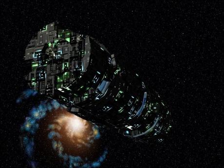 　映画「スター・トレック」から着想を得た「Borg Cylinder」。ビデオゲーム「Star Trek: Starfleet Command 2」向けに作られた。